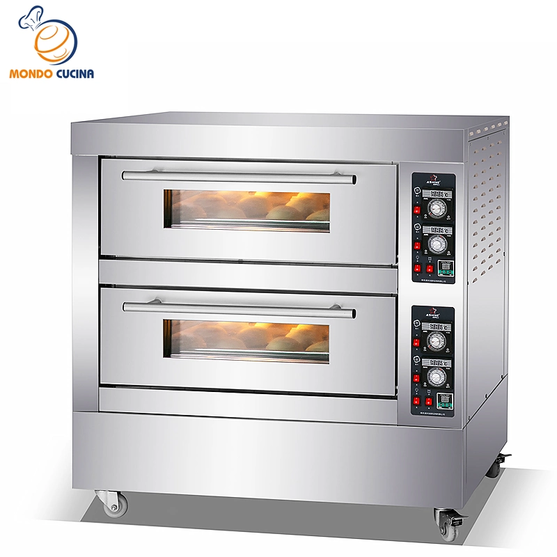 1 2 3 4 Deck 1 2 3 4 6 9 Trays Commercial Gas / Electric Ovens Bakery Equipment Baking Oven Bread Cake Pizza Oven Horno