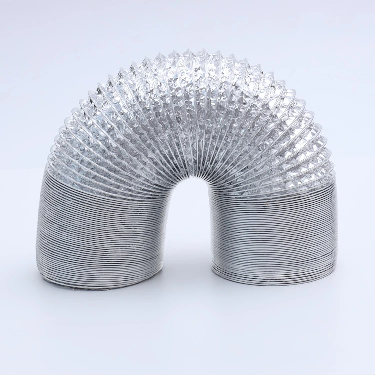 Single/Double Layer Aluminum Air Duct for HVAC Ventilation Dryer Vent Hose for Heating and Cooling Ventilation and Exhaust