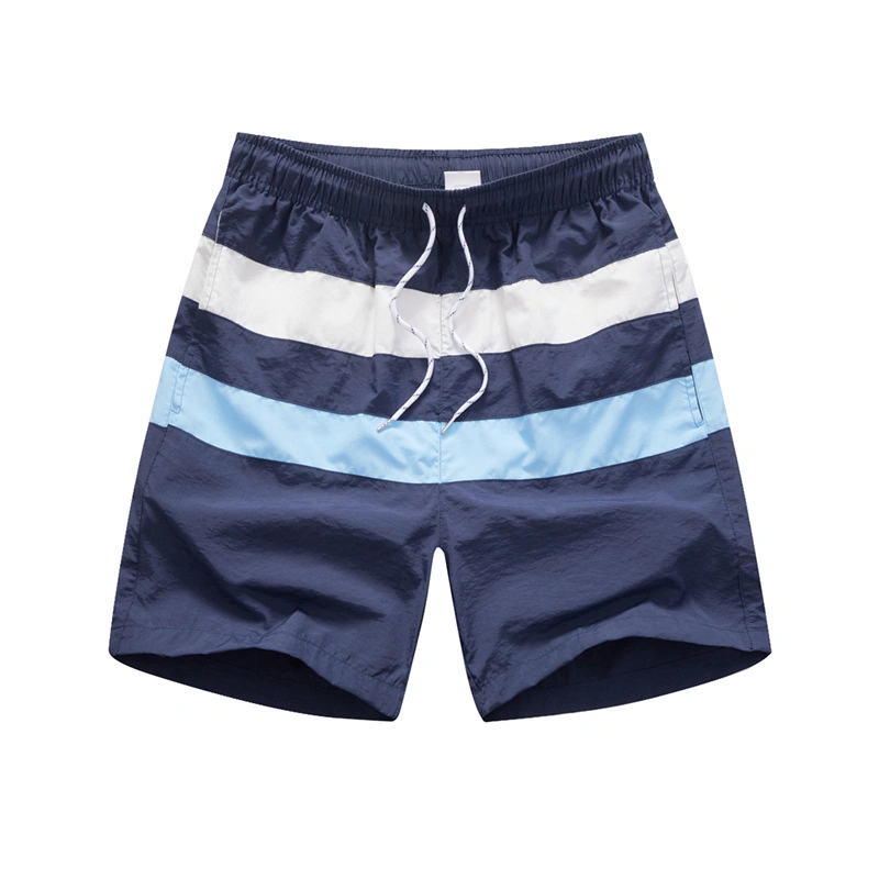 2021 Men Colors Stripe Swim Trunks Shorts Beach Short Adult Swimwear Pants Swim Short