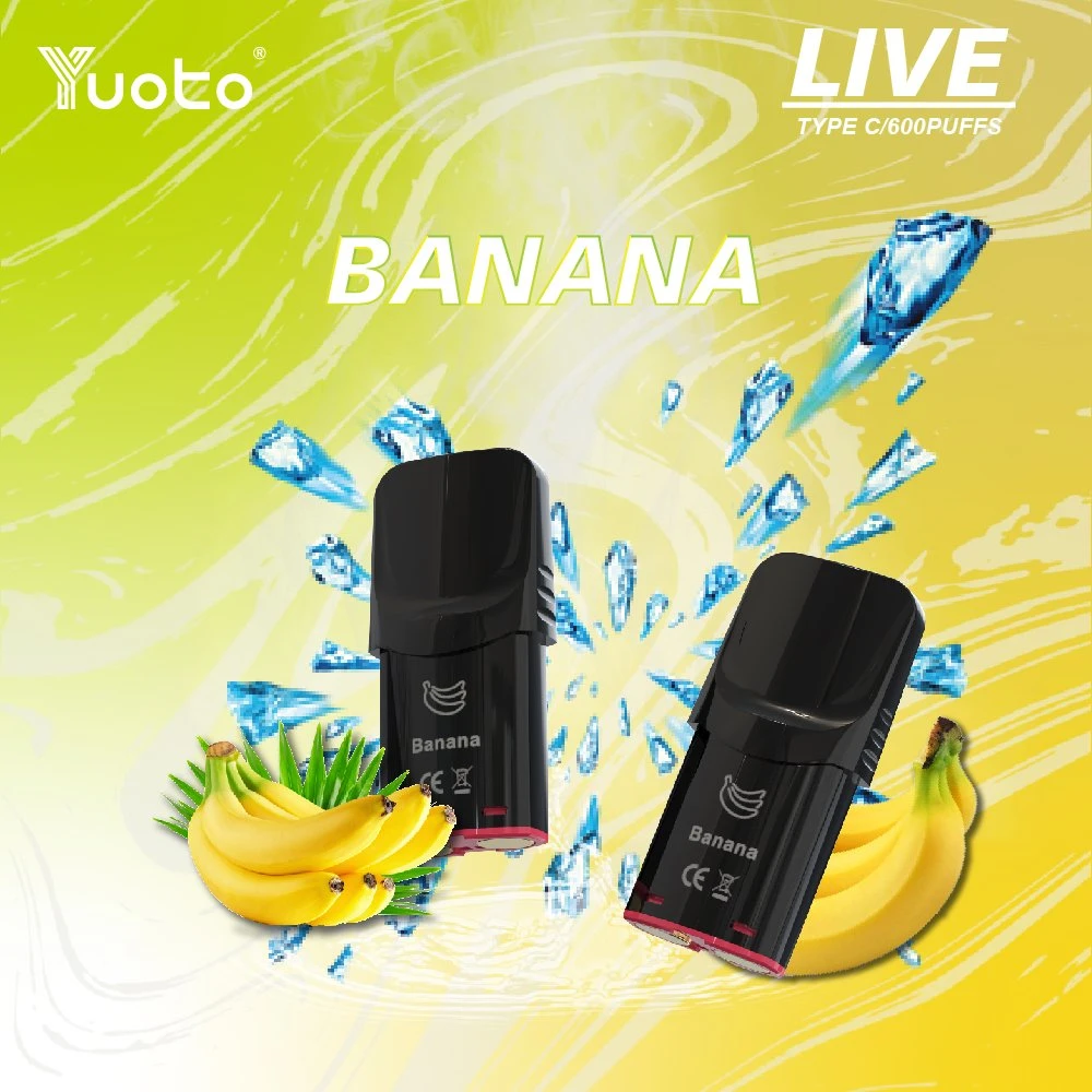 14 Flavors Yuoto Live 600 Puff 2% Nicotine 2ml Cartridge 350mAh Lithium Battery Mesh Coil Type C with Tpd Wholesale/Supplier I Vape