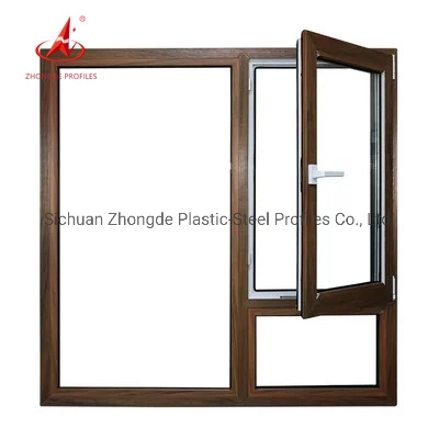 Zhongde recentemente desenvolvido Double envidring Thermal Break Aluminium Casement Window / Aluminium Windows