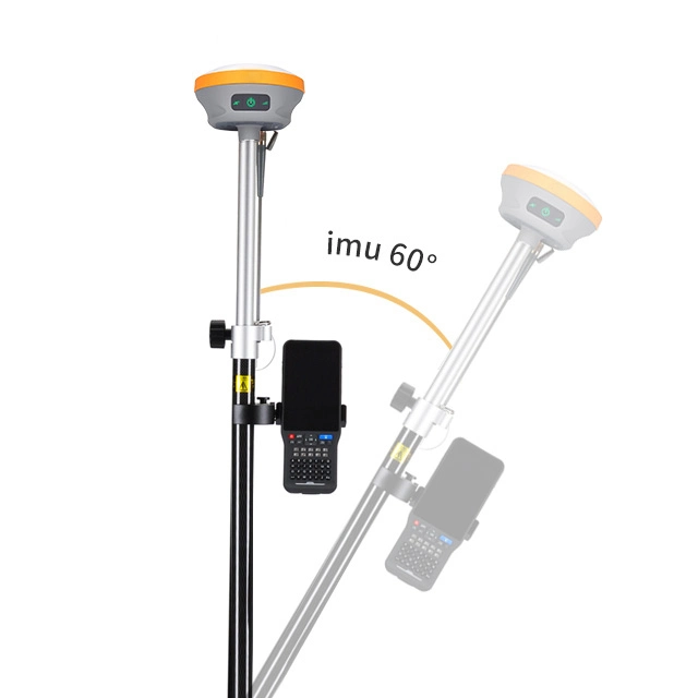 Levantamento de solos equipamento mencionado. Hi Target V200 Atualizar Receptor Gnss RTK GPS 1598 Hi-Target canais D8 Pro com Controlador Ihand55 Base de alta precisão e a Rover