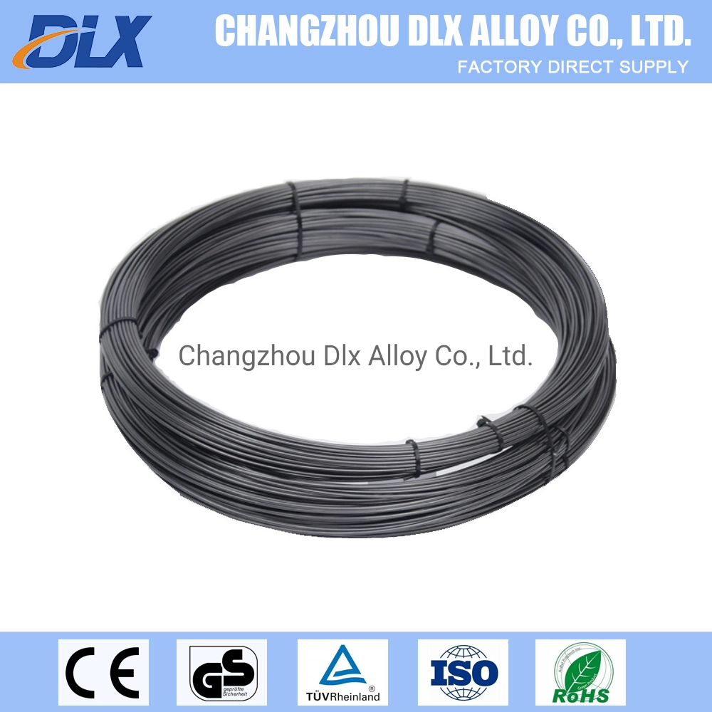 Dia0.1mm 0.15mm 0.8mm Superelastic Nitinol Wire Shape Memory Black/Silver Surface Niti Wire for Medical Use