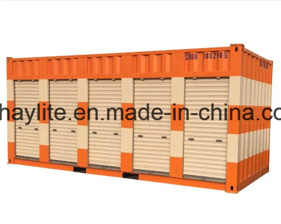 Shipping Container Storage Warehouse with Garage Rolling Doors