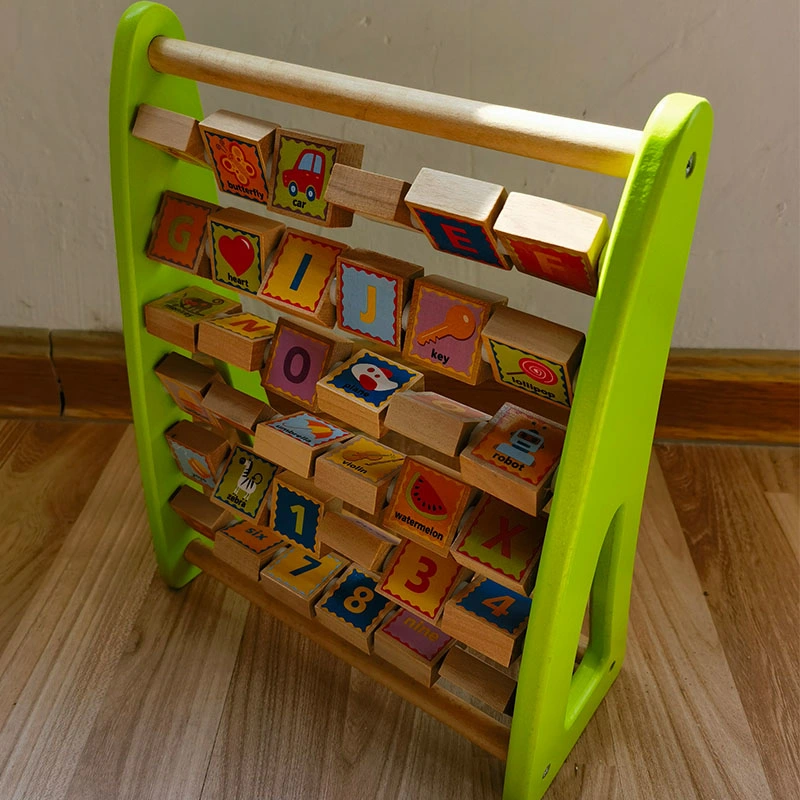 Y educativos intelectual de los juguetes de madera Abacus