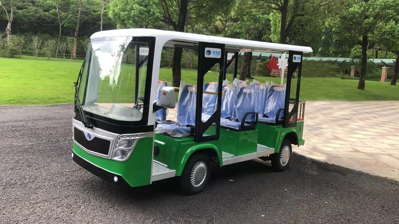 Ônibus turístico elétrico de 8 lugares Carro de golfe elétrico Carro de turismo.