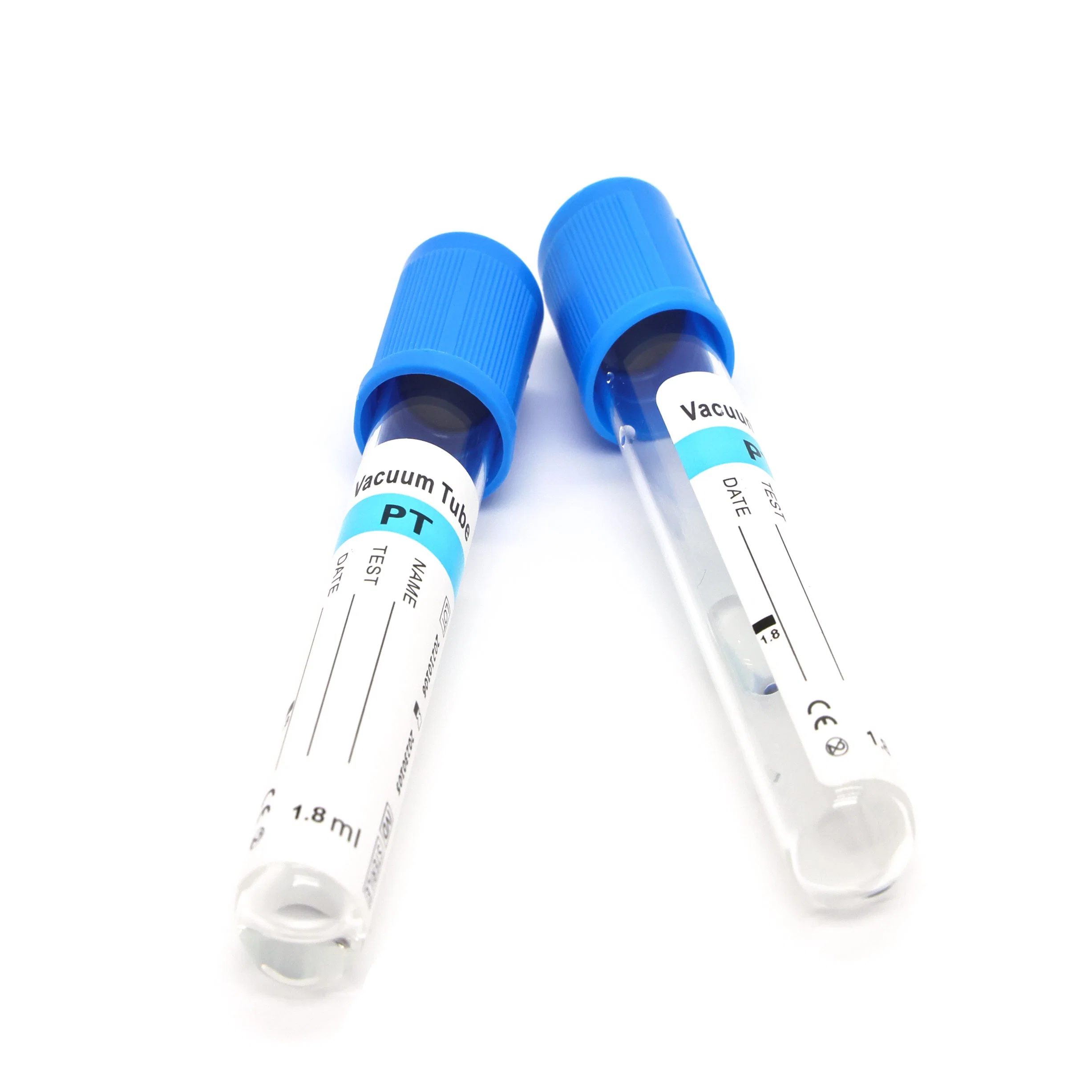 blue Top 3.2% Sodium Citrate PT Aptt Test Anticoagulant Tube EDTA Blood Collection Tubes