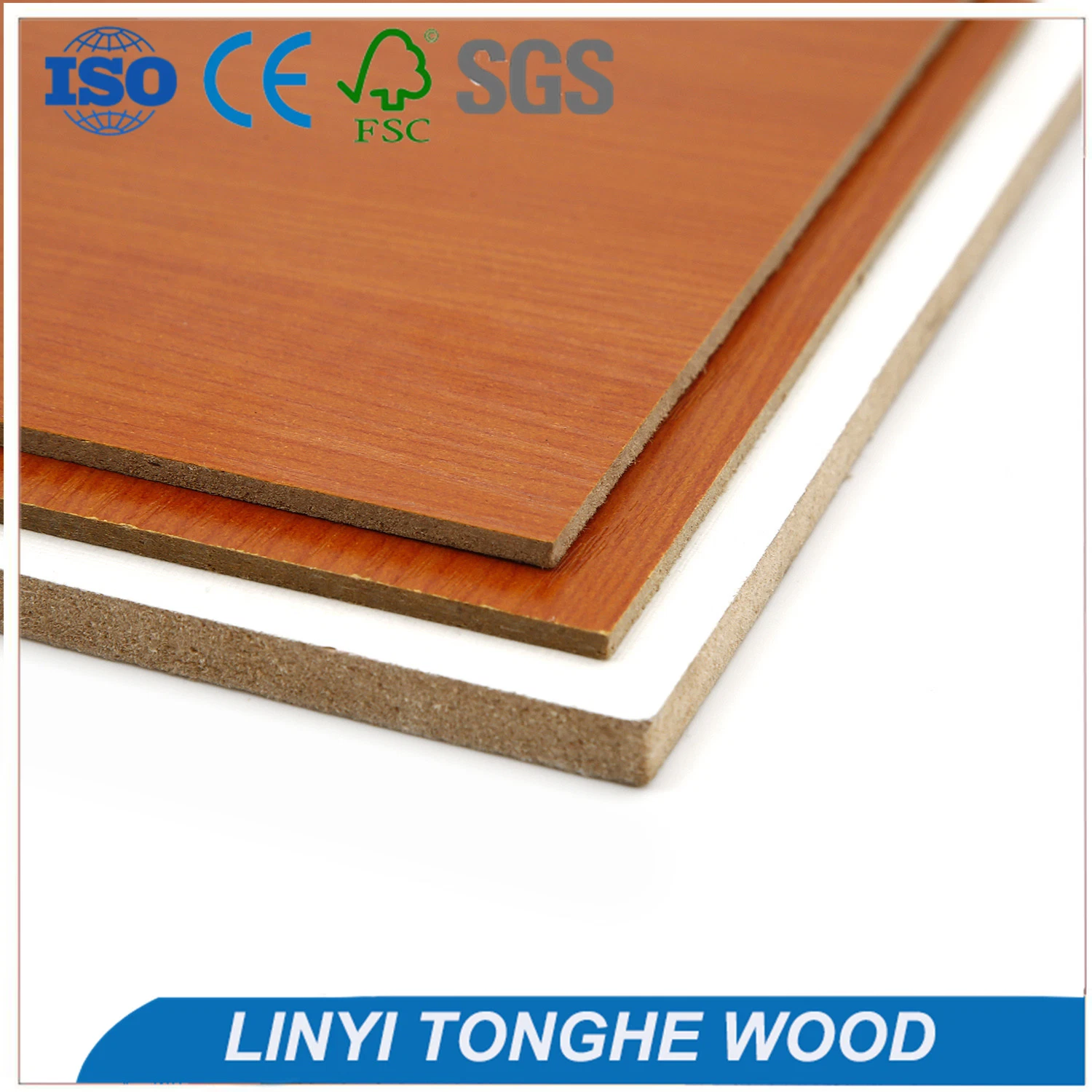 2020 Hot Sale 18mm One Side Melamine MDF Melamine MDF Board for Decoration