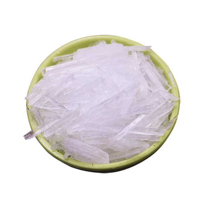 CAS 89-78-1 ingrediente alimenticio 99,5% L-mentol, DL-mentol, cristal de mentol