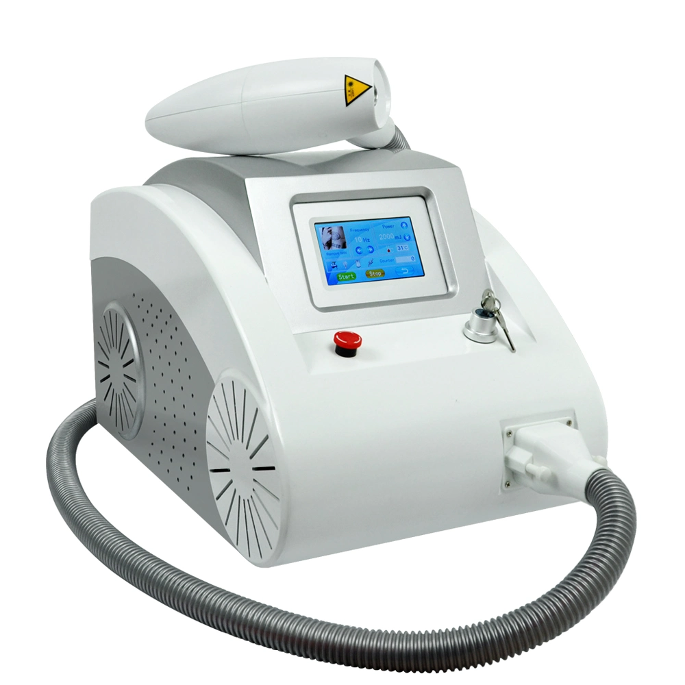 Portable Q ND YAG Laser Máquina de beleza de remoção de tatuagens