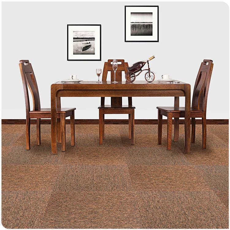 China Major Loop Pile Carpet Manufacturers PP Heavy Traffic Removable Carpet Tiles for Commercial Office