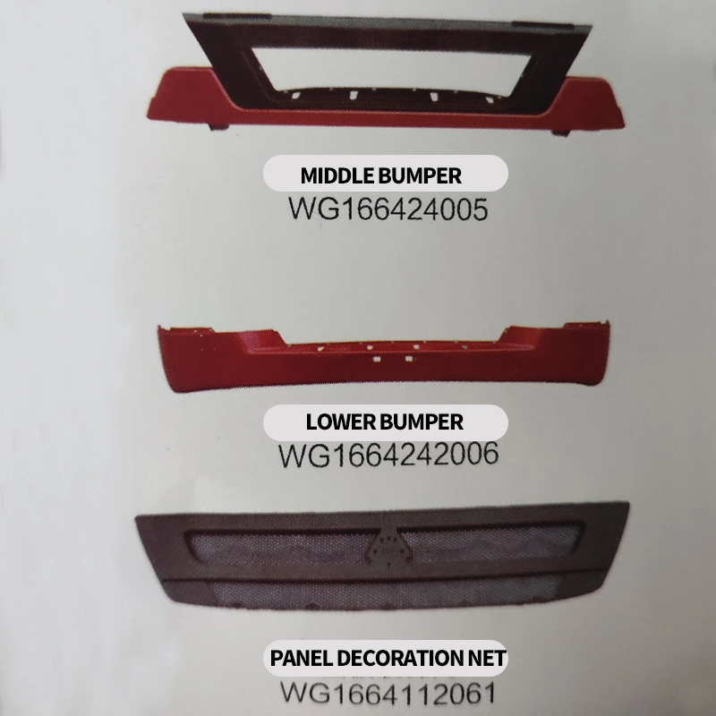 Auto Body Accessories Various Heavy Truck Accessories HOWO Cab Parts for HOWO T7h Truck