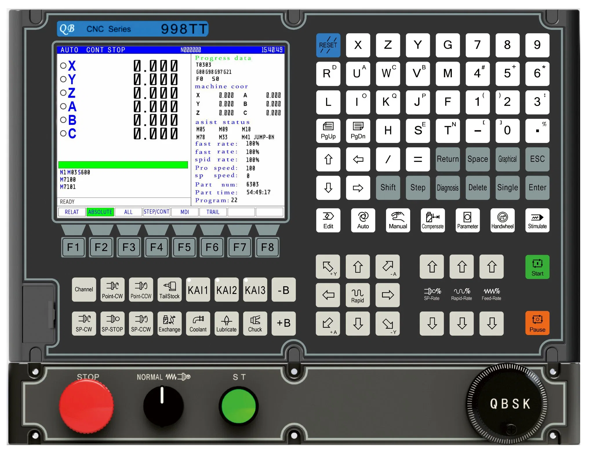 Digital Manufacturing Computer Numerical Control Metal Processing Controller Used for Milling Cutting Turning Drilling Machine Lathe