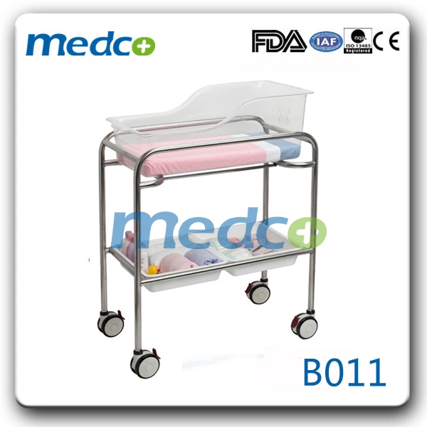 Height Adjustable Hospital Newborn Children Neonate Child Infant Baby Cot