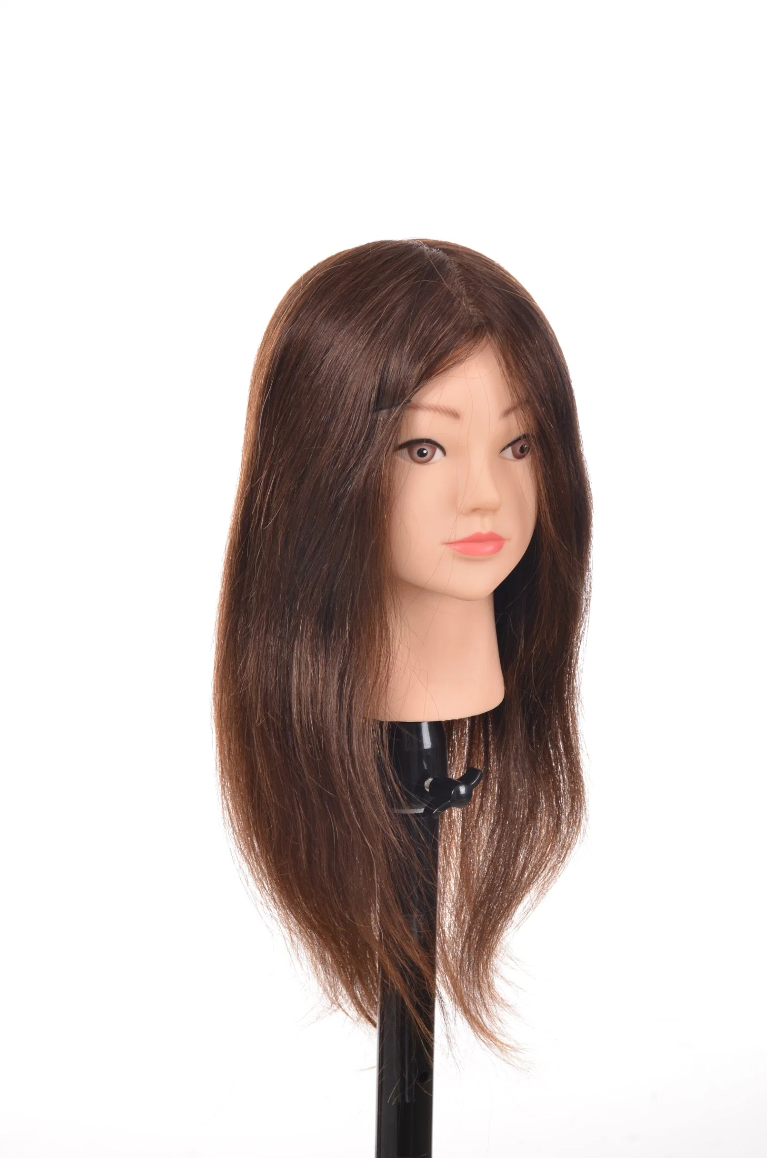 Mannequin Head Natural Human Hair Training Head 18inches for Style