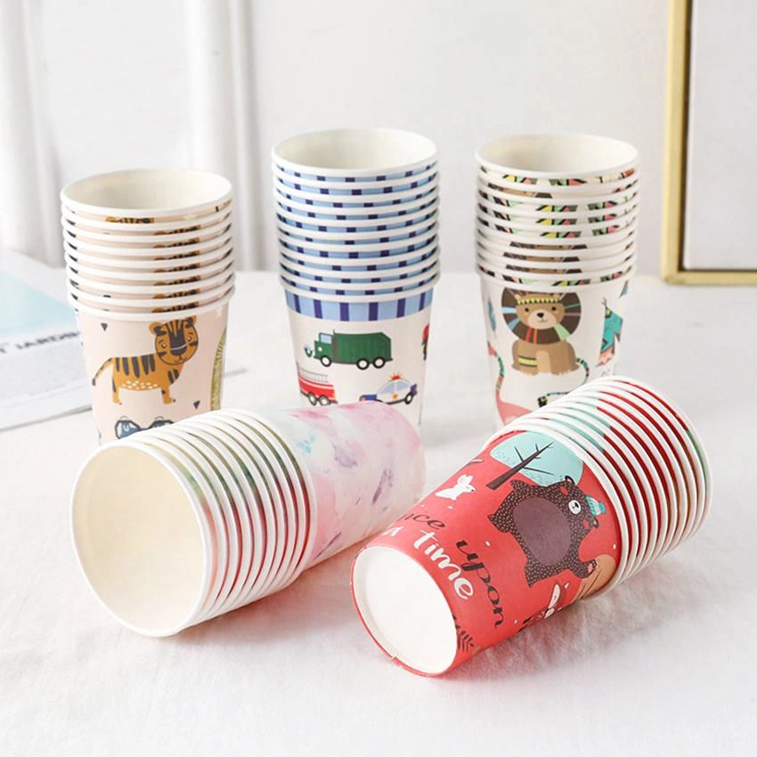 Party Decoration Stock Wholesale/Supplier Printing Disposable Party Paper Cups