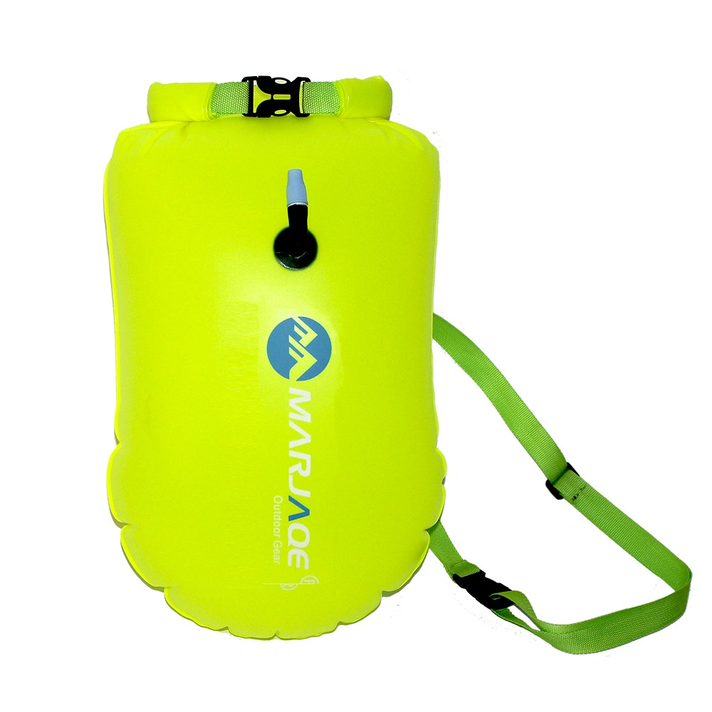 20L PVC Outdoor Waterproof Dry Bag Inflatable Storage Flotation Rafting Drift Bag River Life-Saving Swimming Buoy