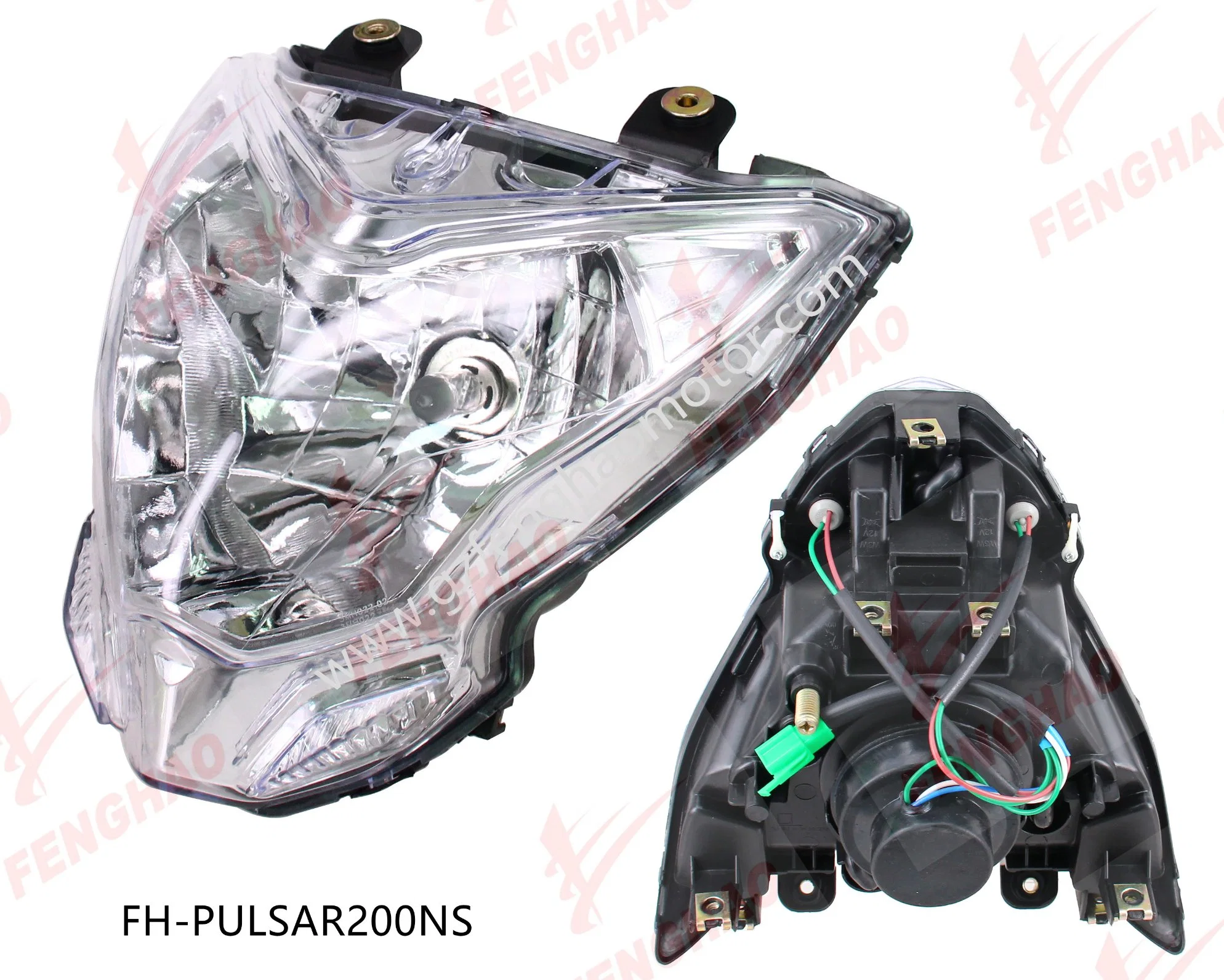 Top Popular Motorcycle Spare Part Headlight Headlamp Bajaj180/Pulsar135/Pulsar200ns