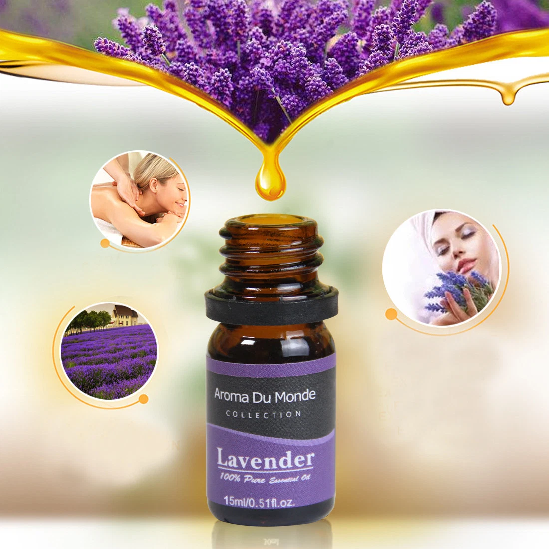 Wholesale Lavender Plant Flower Extract of Pure Aromatic 100% Natural Essential Oil