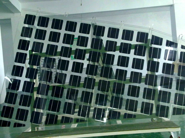 Transparent Solar Panels 60W 150W 200W 300W Amorphous Silicon Thin Film Solar Panel BIPV