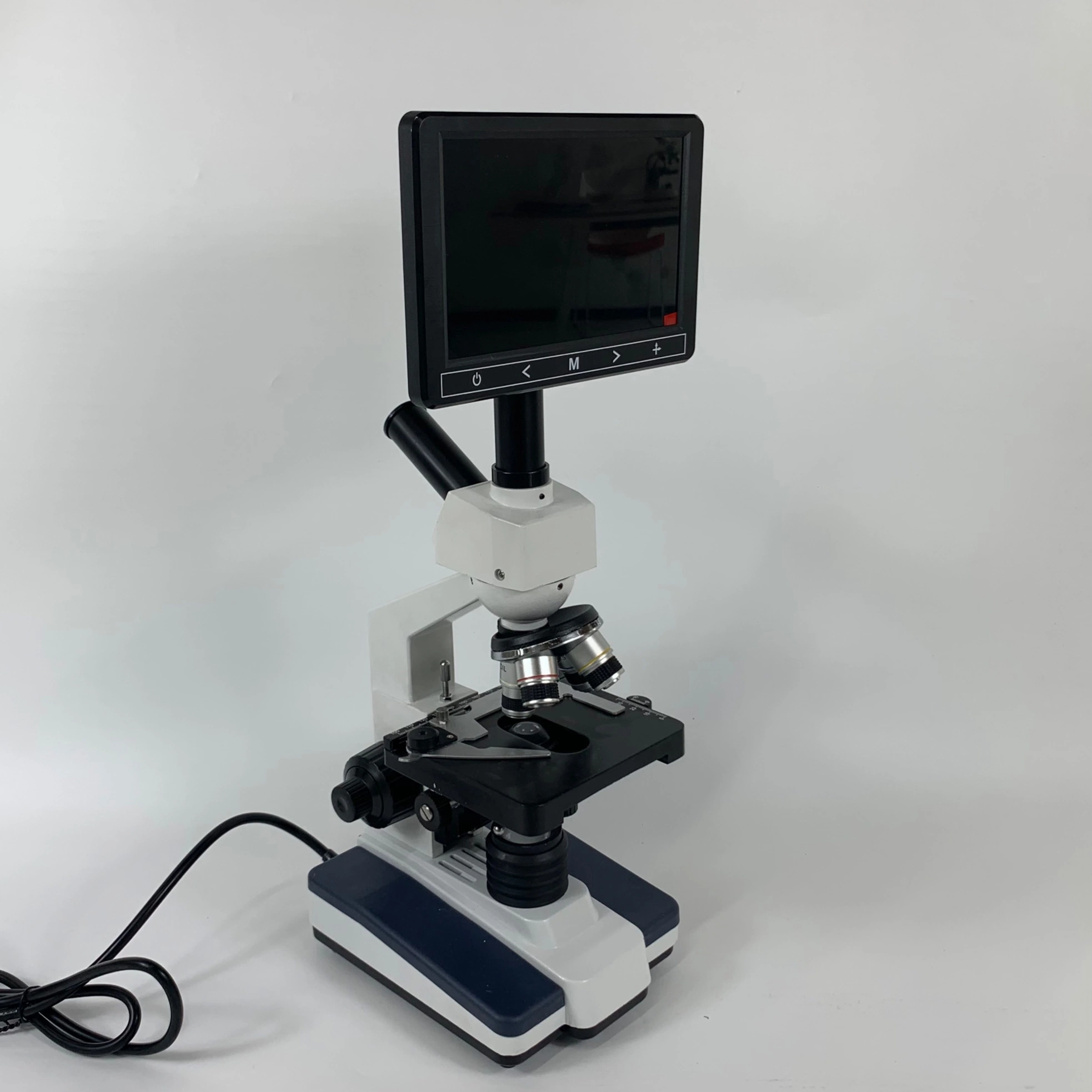 China Dual Viewing Head Microscope with Screen Xsp-200V Wholesale/Supplier Manufacturer