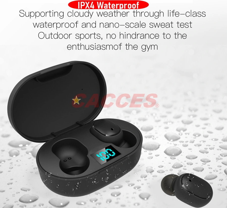 Écouteurs sans fil Bluetooth 5.3 Casque sport Binaural mini chaîne stéréo Tws casque Bluetooth de lumière dans l'oreille libre de détection de TWS Écouteurs étanche IPX4,qualité HiFi