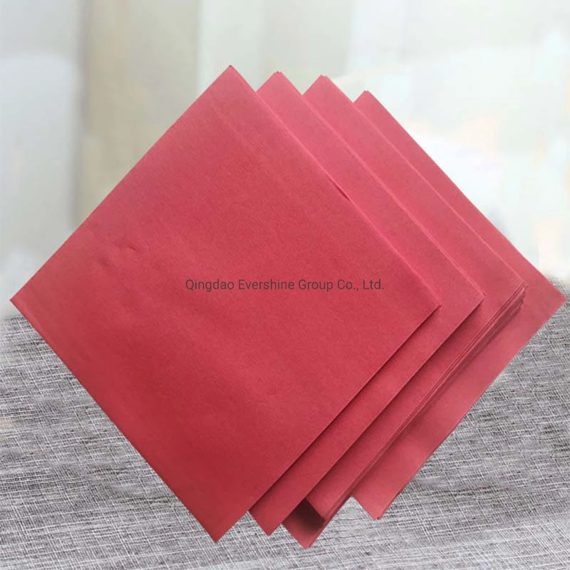 Papel desechable de revestimiento de aire-puesto material Airlaid Non Woven Napkin