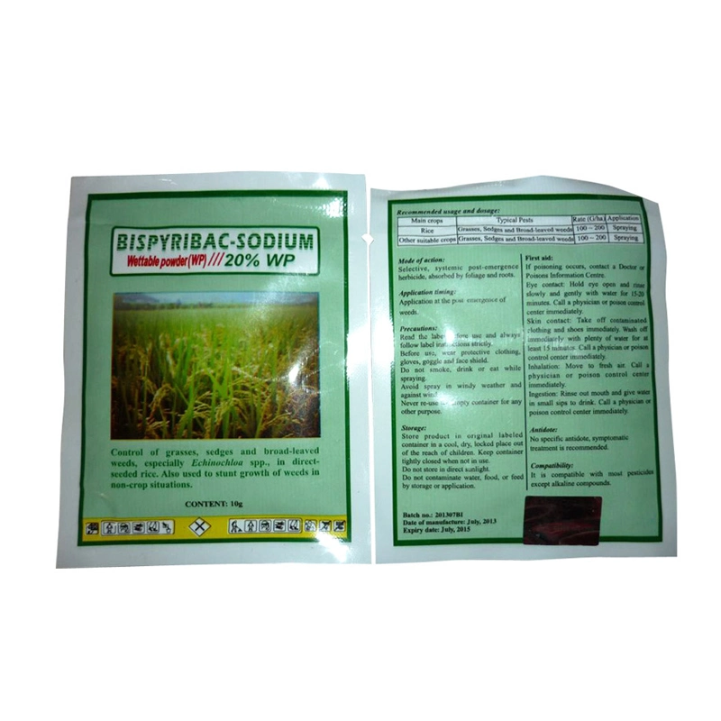 Contrôle des mauvaises herbes dicotylédones Weedicide Bispyribac-Sodium 10 % Sc Commerce de gros