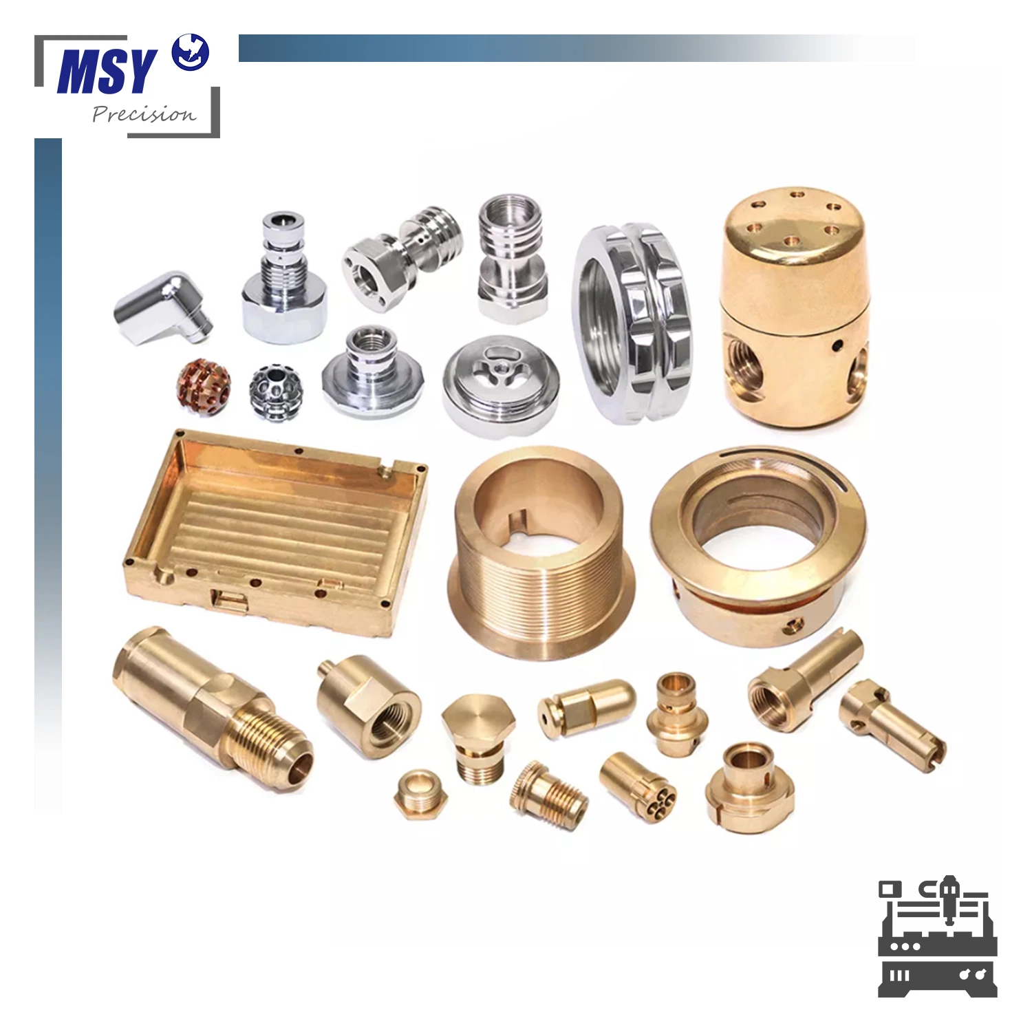 CNC Machining Milling Drilling Tapping Customized Electroless Nickel Mining Equipment Parts