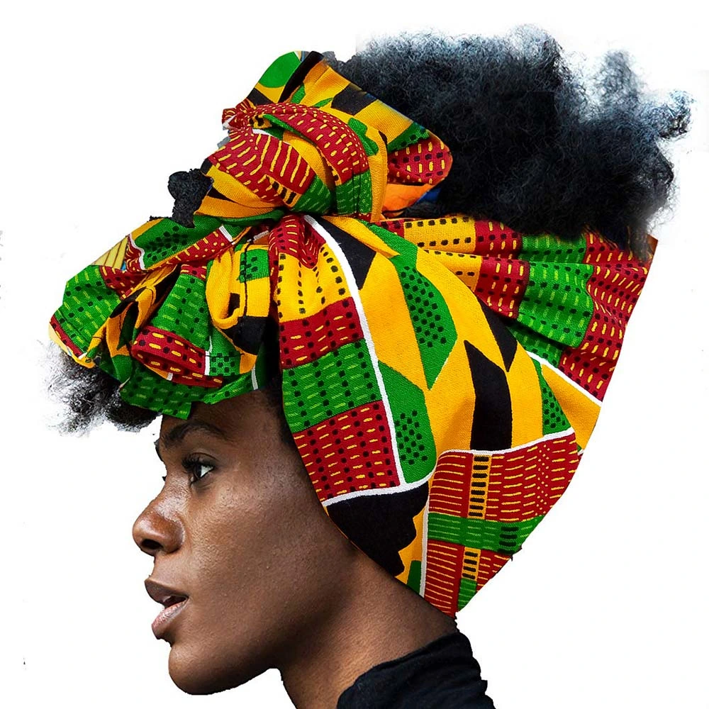 Women Head Wrap Accessories African Print Kente Bandana African Women Headband