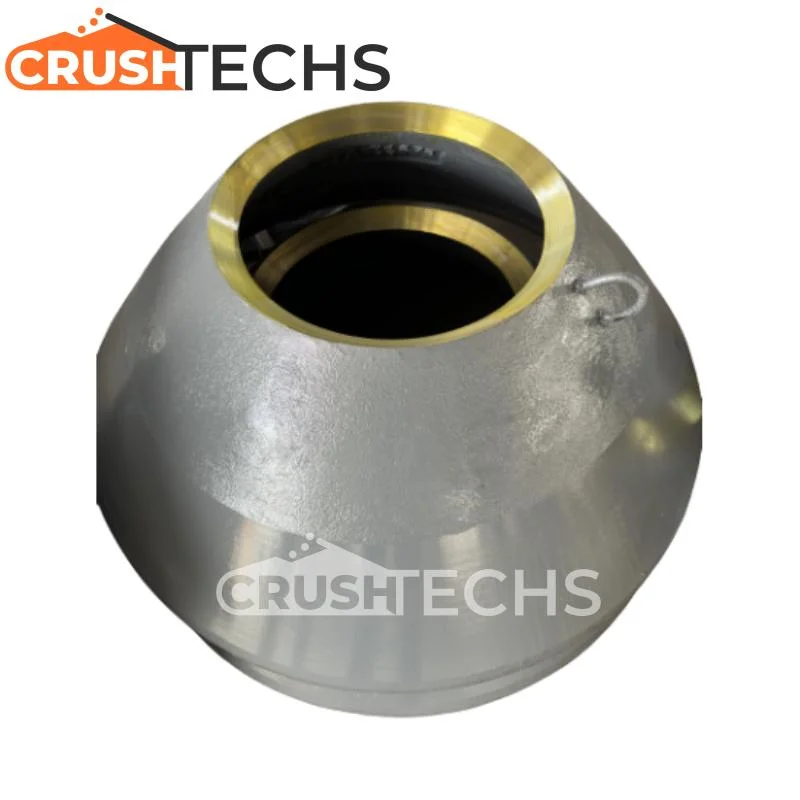 High Mn Casting Parts CH430 Crusher Mantle Ring Concave Liner