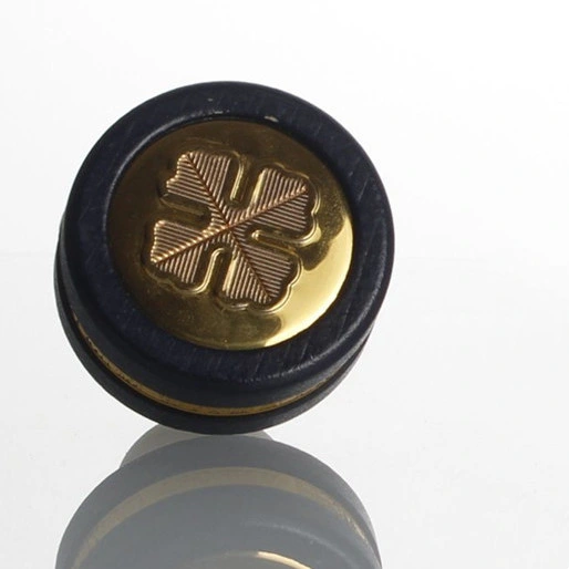 Logo Customized Premium Metal Reusable Sealing Plug Cap Zamak Synthetic Cork Stopper