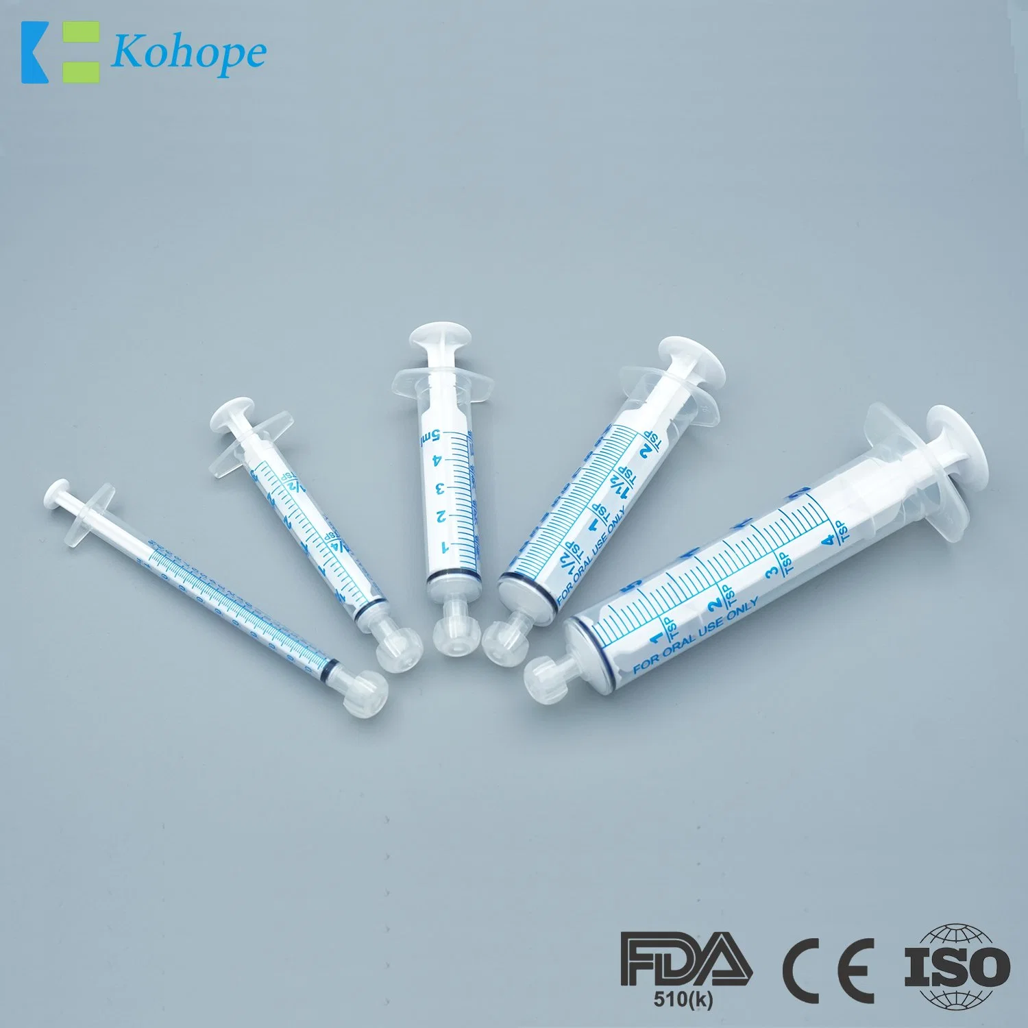 Professional Promotion 50ml Medical Colorful Single Use Sterile Syringe