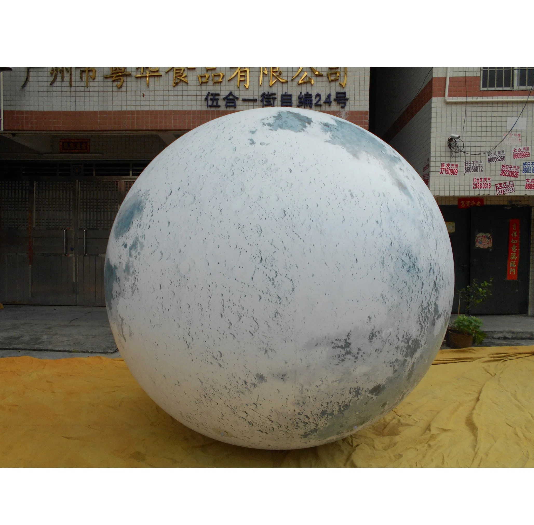 Boyi Inflatables Custom Factory Planets Balloon Inflatable Giant Moon By00432