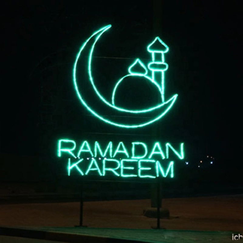 LED Lighting Waterproof Hanging Ramadan Light Decorations Happy Eid Holiday