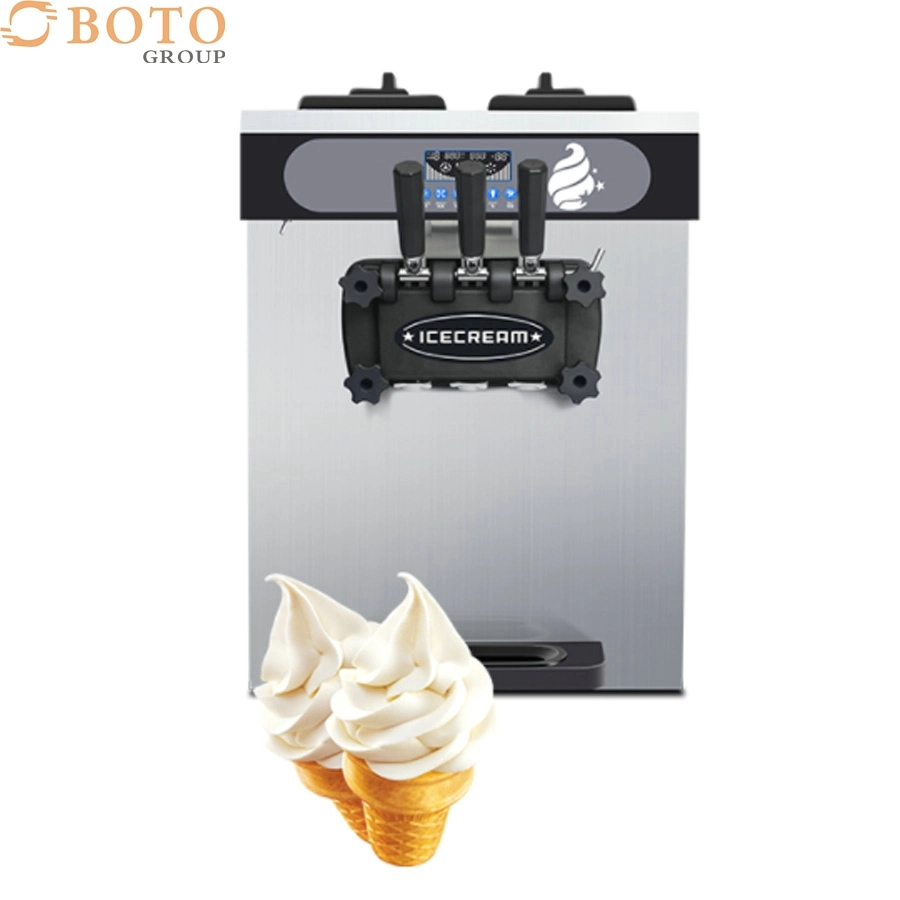 Commercial Soft Ice Cream Maker 2 +1 Mixed Soft Ice Cream Machine