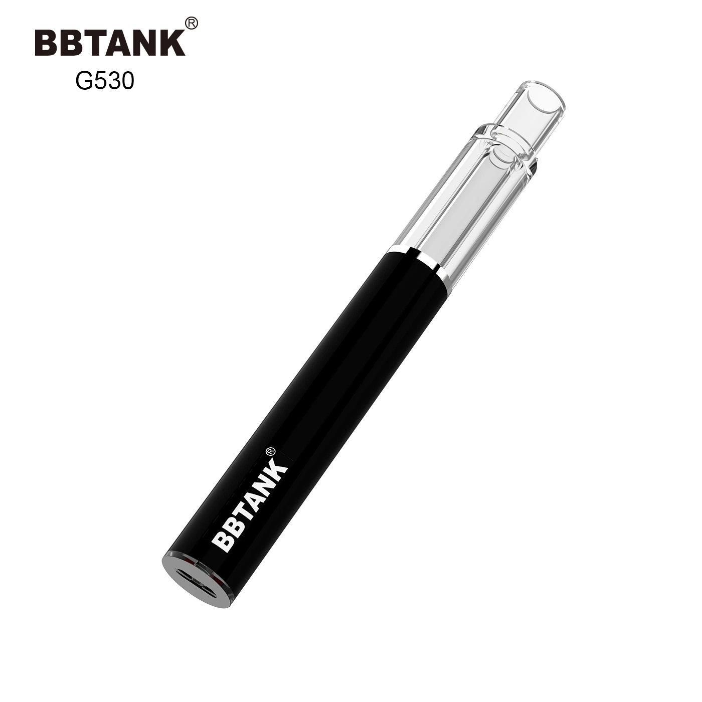 Voller Quarz Pen Stil Vape Cartridge Bbtank Dicken Ölstift Wiederaufladbare Elektrische Zigarettenöl Stift