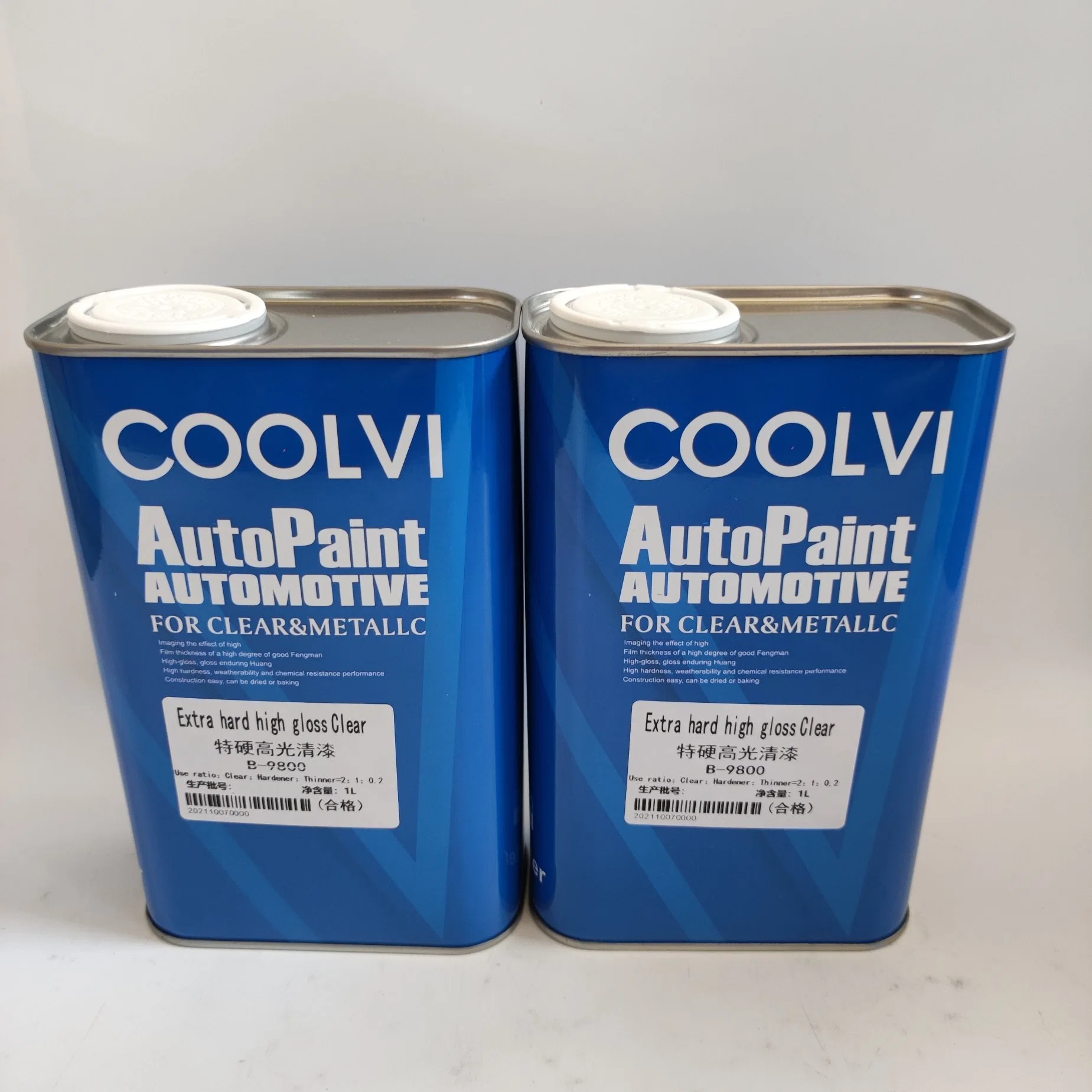 Acrylic Resin 2K Varnish / Car Varnish Refinish Lacquer / Automobile Refinish Clear Coat