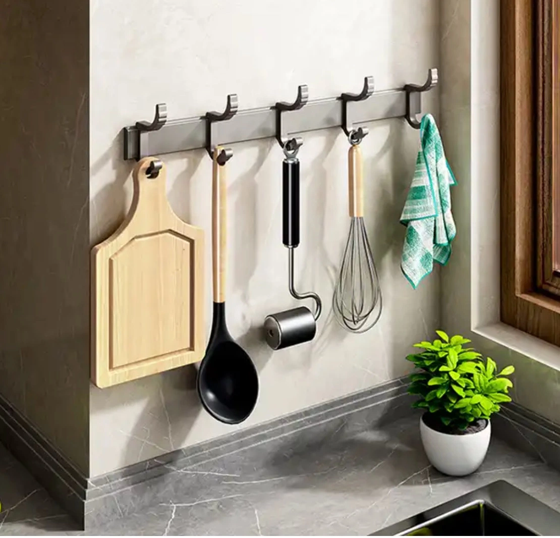 Modern Design Wall Mounted Living Room Key Organizer Metal Towel Hook