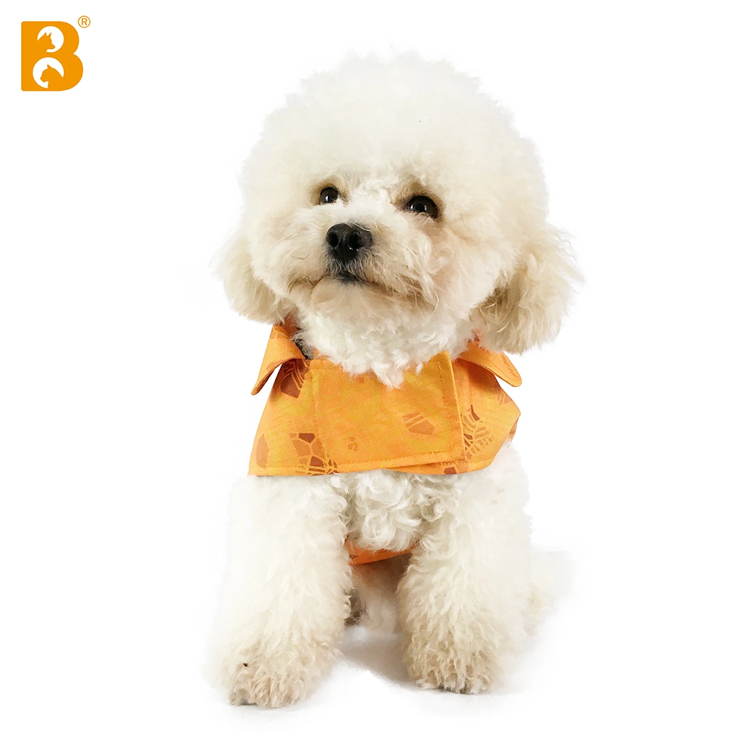 2023 Dog Clothes Printed Fabric Reflective Waterproof Pet Dog Jacket