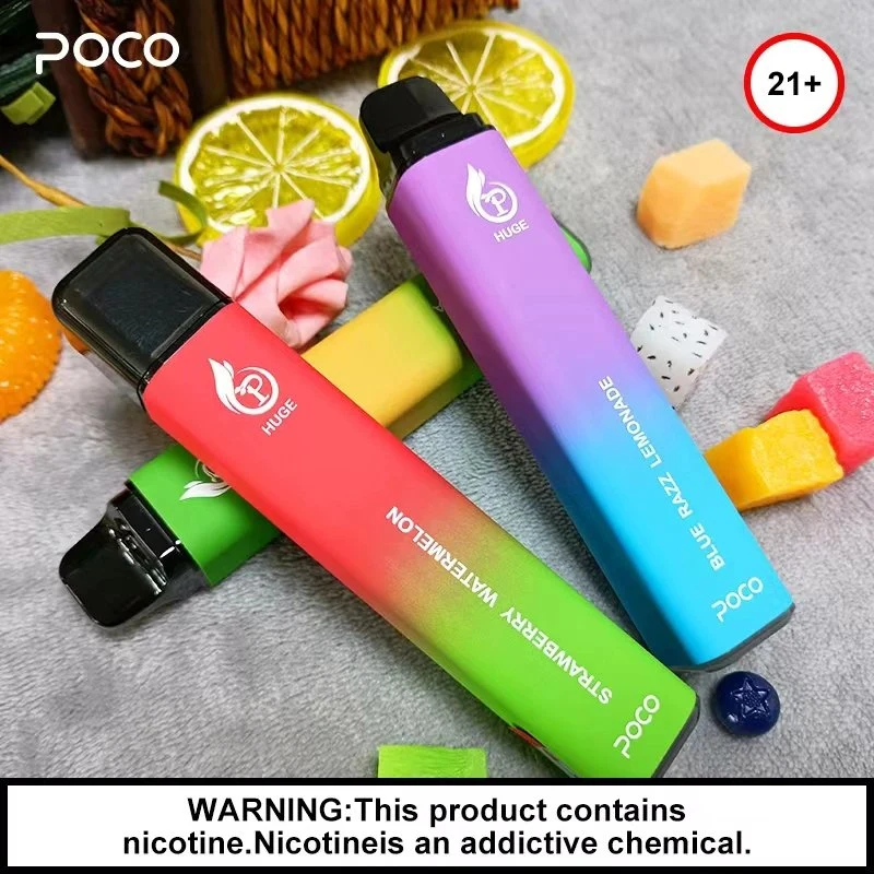 5000 Puffs Strawberry Mango Flavor Disposable/Chargeable Electronic Cigarette Poco Bar Vape Pod with 10 Flavors