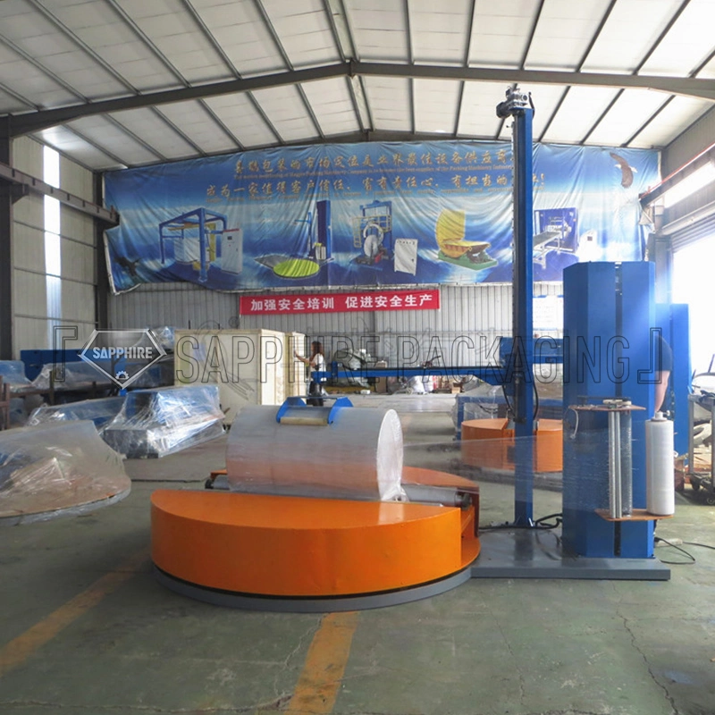 Pre-Stretch Film Wrapper Packaging Machine/Paper Reel/Rool Wrapping Machine Is Dedicated to Paper Mills