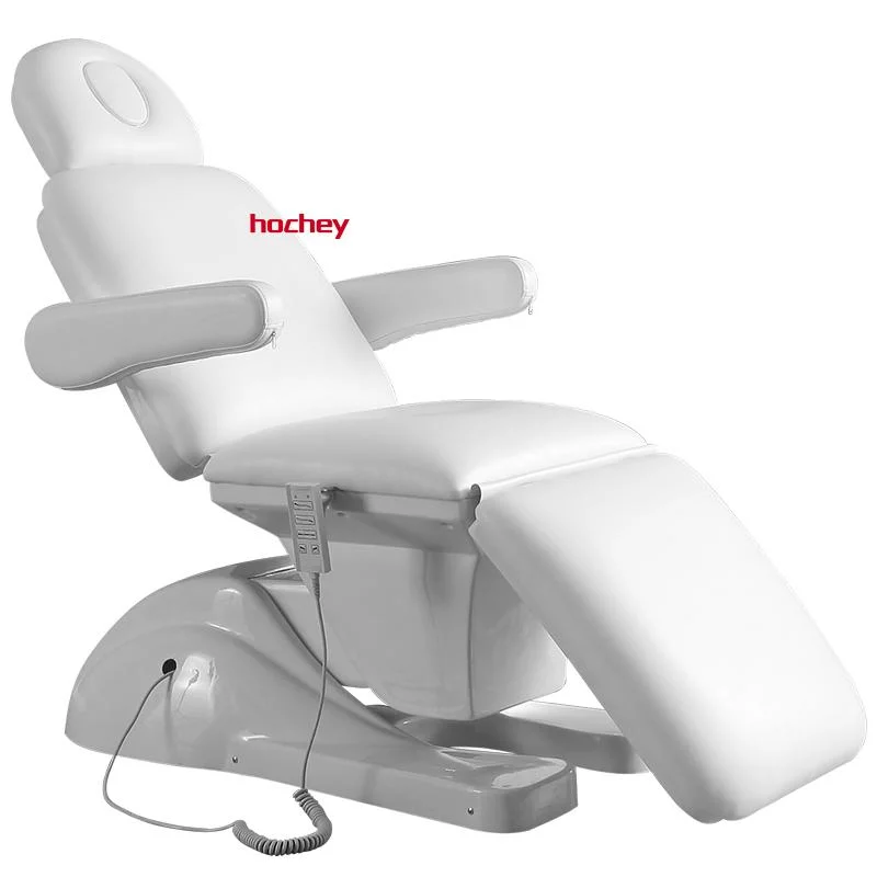 Médico de hochey precio de fábrica de muebles de salón blanco de Venta caliente con auricular ajustable con cable eléctrico de respaldo de cama de belleza spa