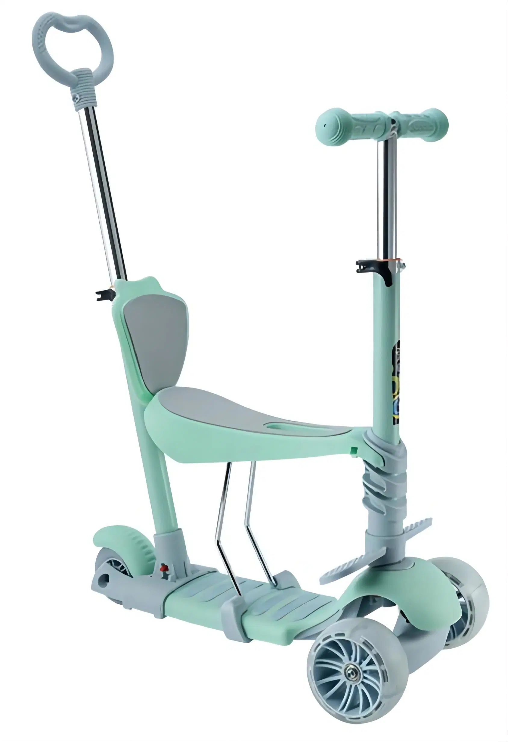 Children/Kids Care-New 5in1-with Seat/Rear-Push Handle-Safety Age-Starts/Sports-Scooters