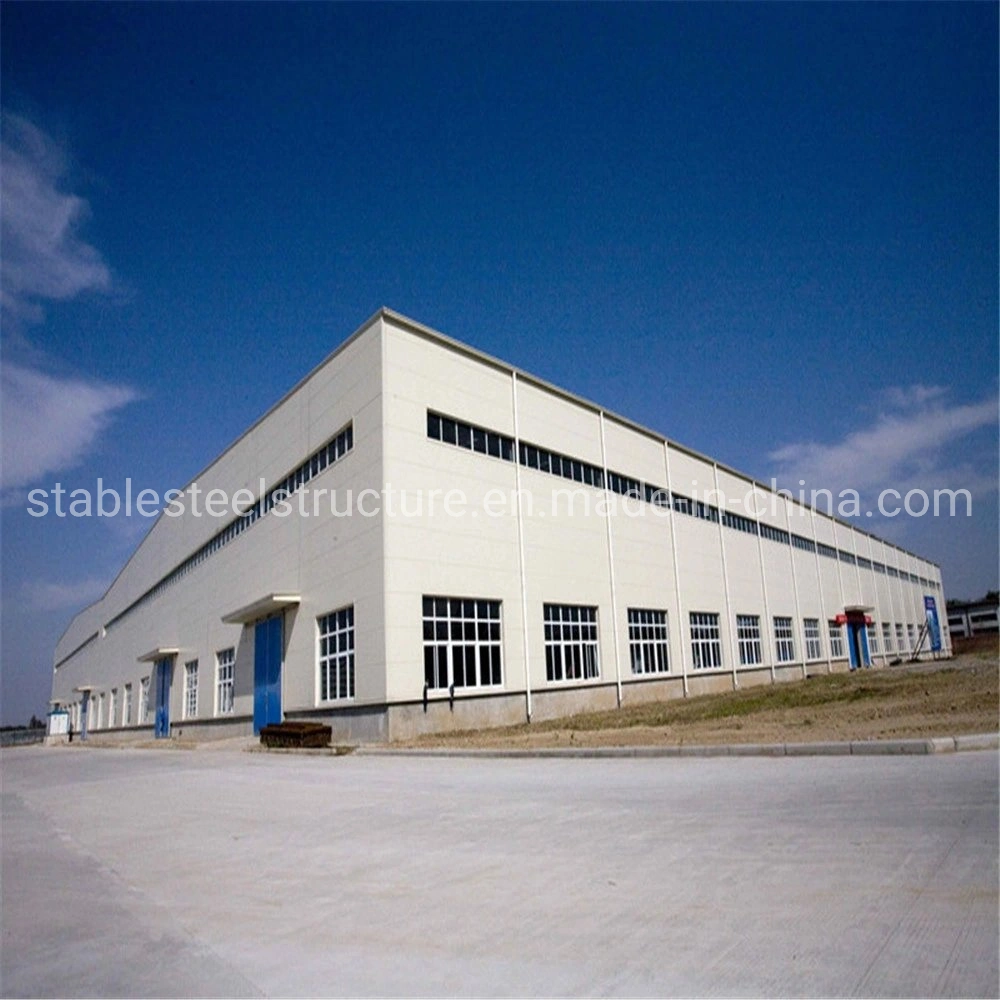 Prefabricated Warehouse Godown Building Construction Prefab Light Modular Metal Steel Structure