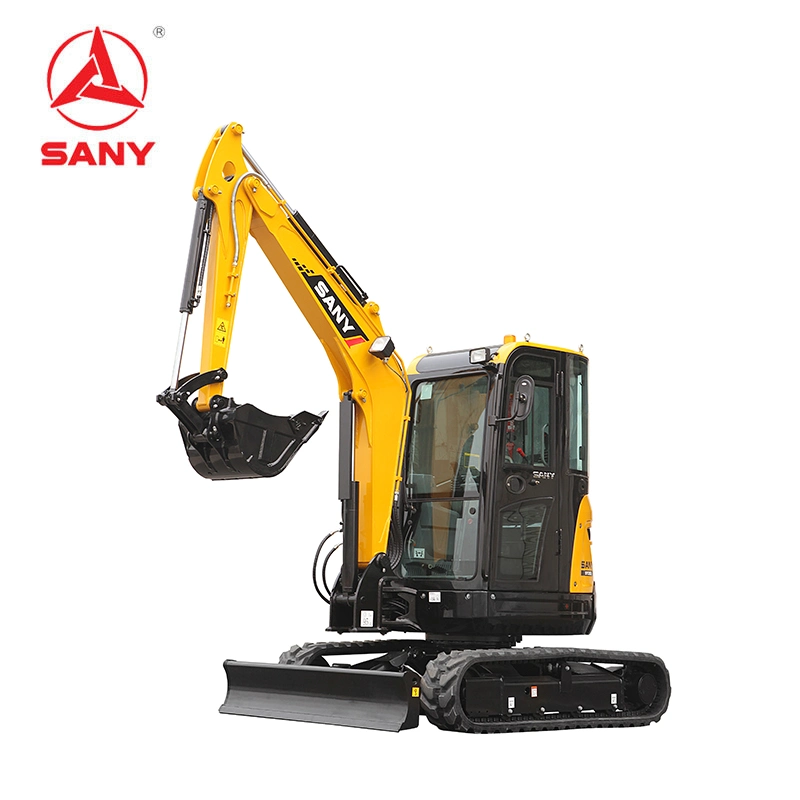 SANY Sy35 Nuevo Mini Digger hidráulico pequeño Tamaño Mini Excavadora oruga con oruga de caucho