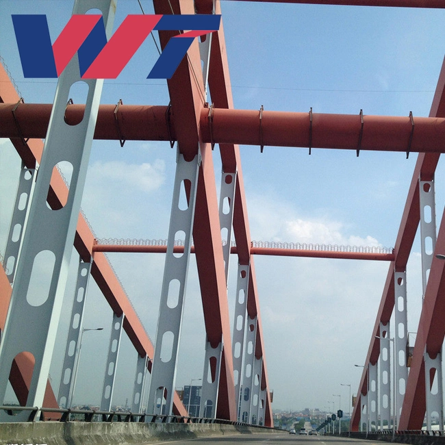 Prefab Steel Bridge with Light Steel Structure Truss