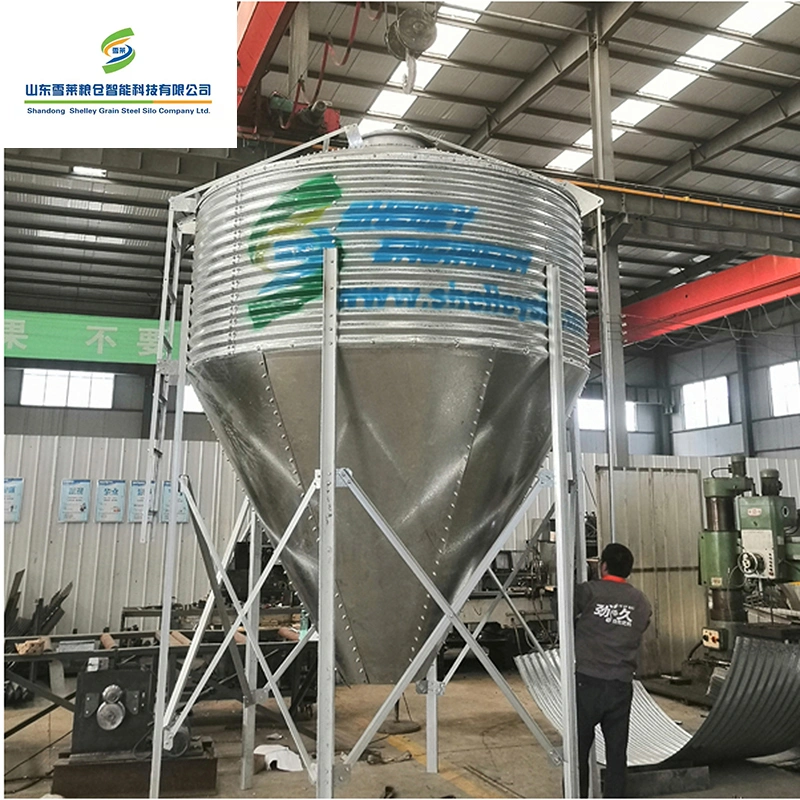 Shelley 3 Ton Grain Silo China Feed Silo Manufacturers Galvanized Maize Wheat Silo High quality/High cost performance  Grain Silo