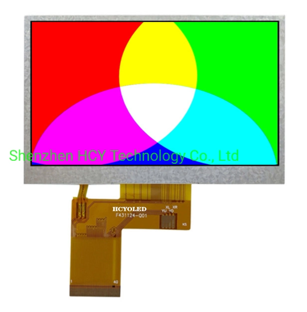 Multi-Functional 4.3" Color Small LCD Screen, LCD Inverter Display, Smart Watch Display for Medical, Handheld Devices