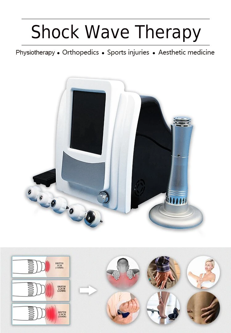 Extracorporal Shock Wave Therapy Medical Pain Treat Shockwave Equipment